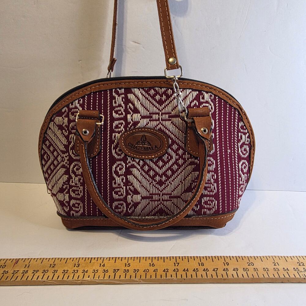 Crossbody Bag Handmade in Guatemala featuring Traditional Guatemalan Textile
